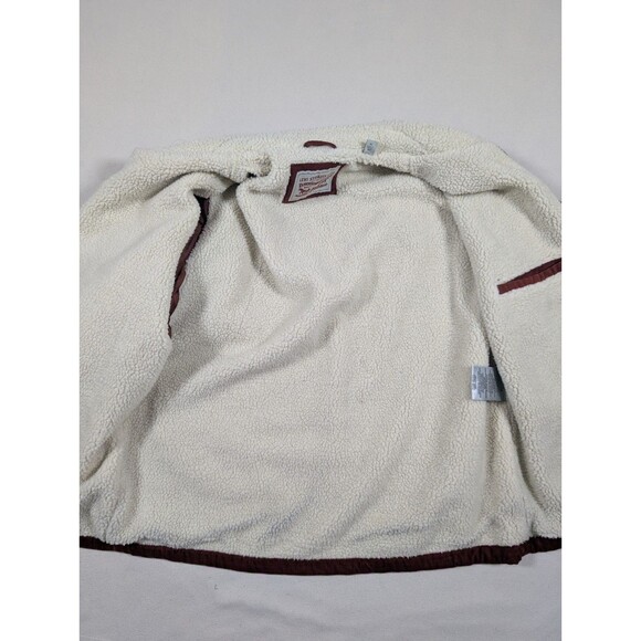 Levi’s Sherpa Lined Corduroy Trucker Men's Jacket Rust Orange Brown Size XL - Picture 6 of 8